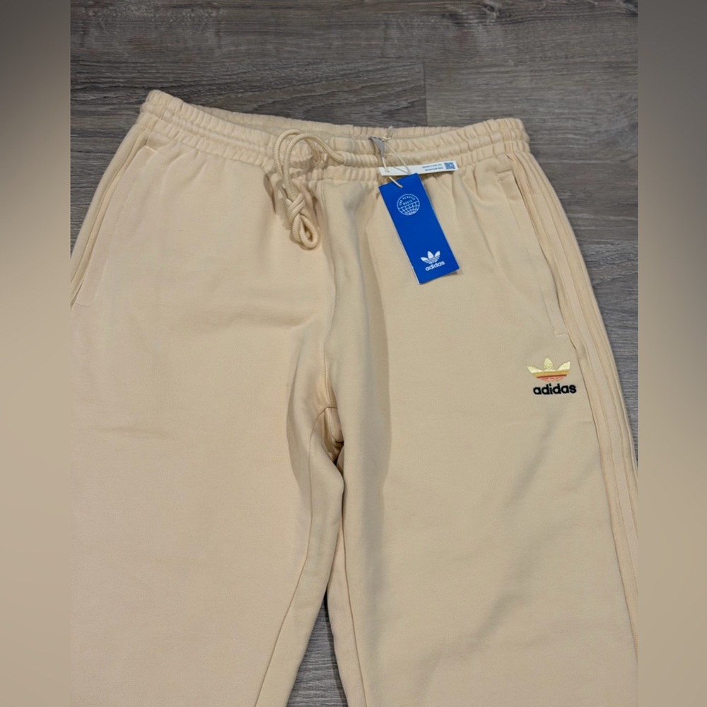 Adidas Beige Jogger Pants - Picture 6 of 10